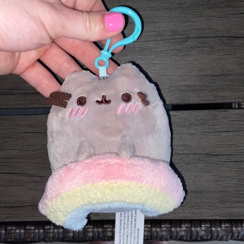 Pusheen Rainbow Keychain